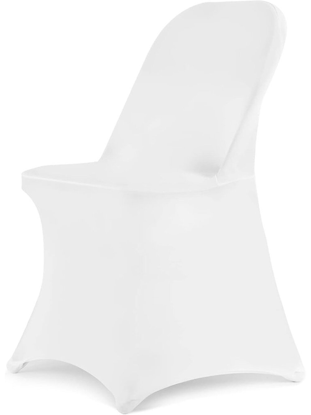 Stretch Spandex Folding Chair Covers 50PCS White,